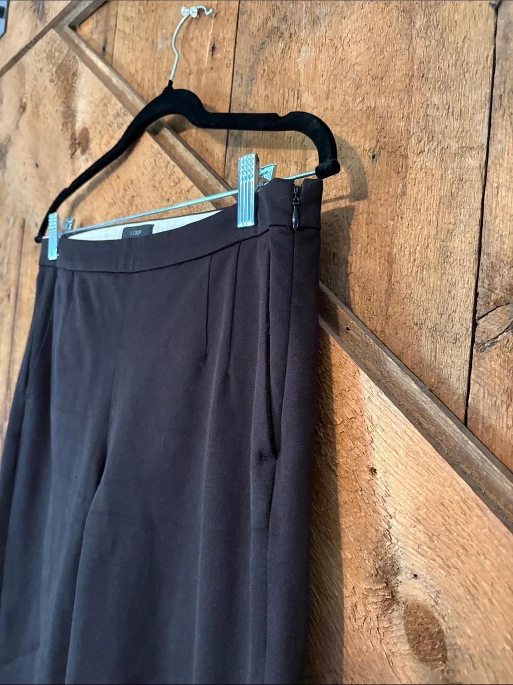 J. Crew Martie Black Cropped Ankle Pants Women Size 6 Tailored Trousers